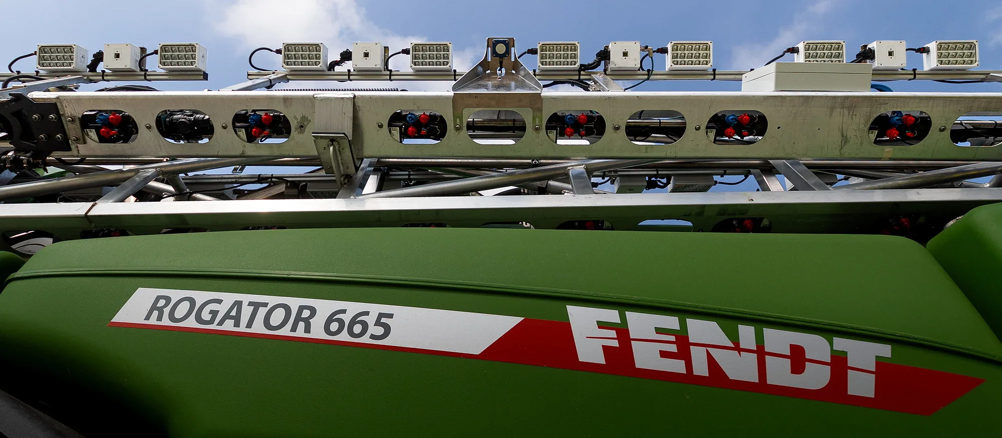 The camera and lighting array at the heart of Bosch BASF Smart Farming's Smart Spraying solution.