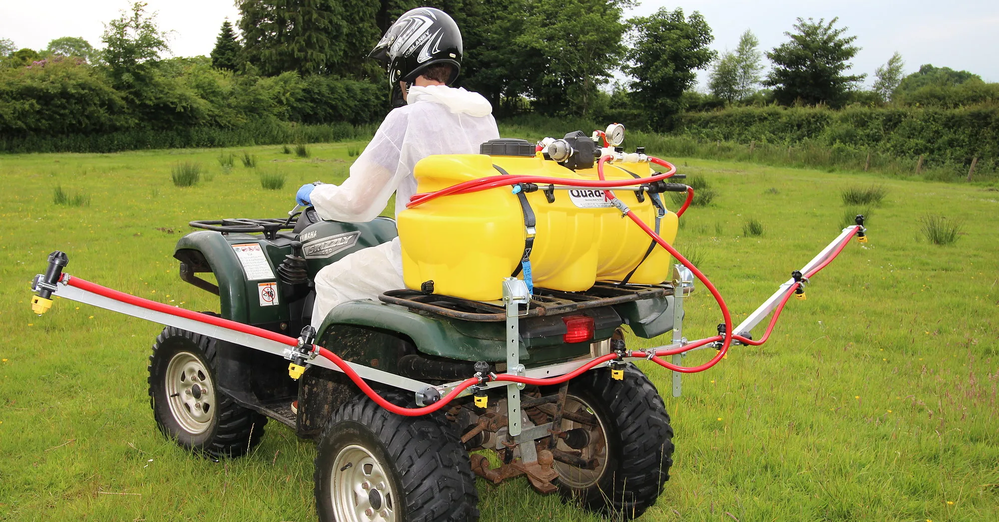 Quad-X's new liquid fertiliser boom can be paired with any of the company's spray tanks.