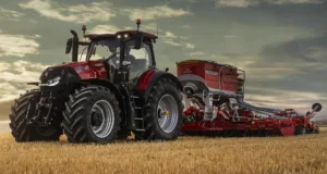 The 340hp Case IH Optum 340 CVXDrive tractor.