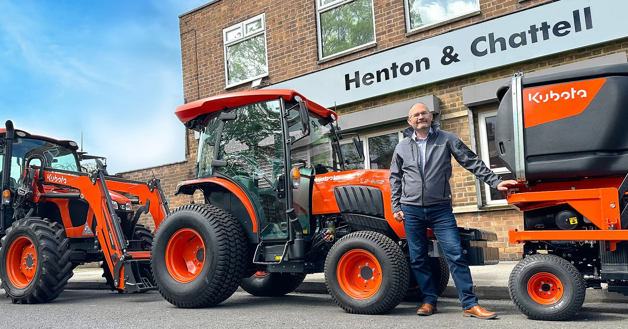 The managing director of new kubota dealer Henton & Chattell is Peter Chaloner.