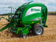 McHale's new V6760 variable-chamber baler is fully automatic for maximum user friendliness.