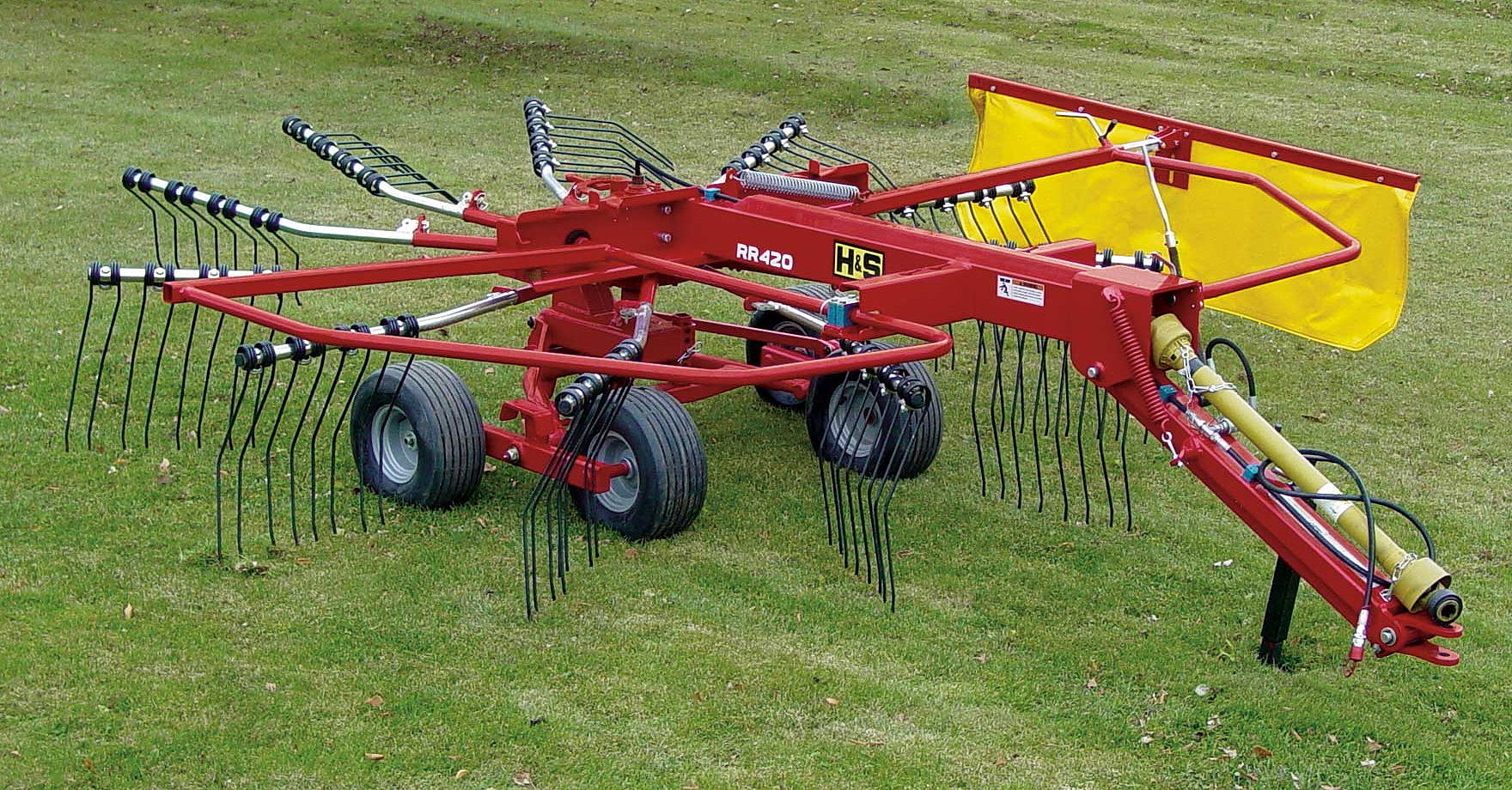 H&S' products include this RR420 rotary rake.