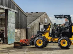 JCB's new 403E electric compact wheeled loader.