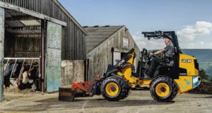 JCB's new 403E electric compact wheeled loader.