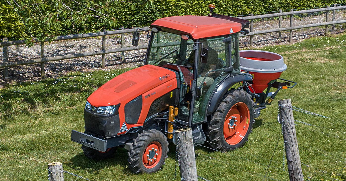 Kubota's M5102N tractor is aimed at those working in specialist fruit, vineyard, vegetable and solar park applications.