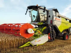 The new Evion five-walker combines from Claas round out the lower end of its offering.