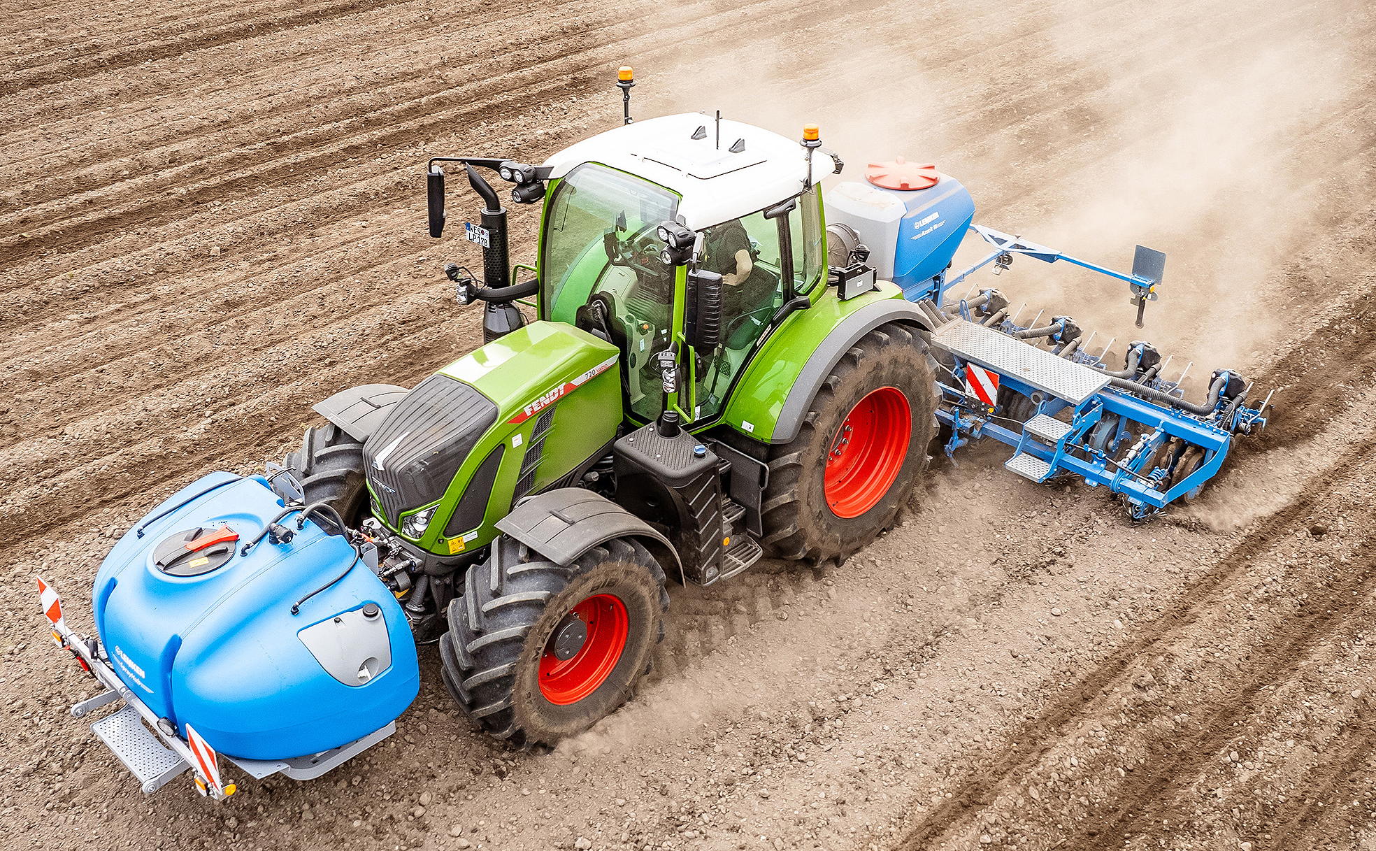 The Lemken SprayHub can be used for liquid under-root fertilisation with the Azurit precision seed drill.