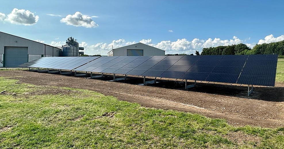 One of Green Building Renewables' solar installations.