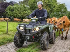 Yamaha's 2024 YFM450 Kodiak EPS quadbike.