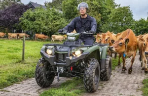 Yamaha's 2024 YFM450 Kodiak EPS quadbike.