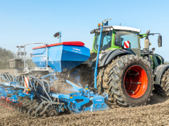 Lemken's new Solitair drill and Zirkon rotary harrow combination.